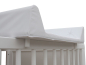Preview: Wickelbrett / Wickeltisch 80 x 50 cm weiss